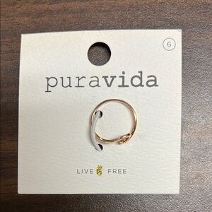 Pura Vida Two-Tone Ring for Women
